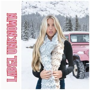 Chunky Knit Winter Scarf